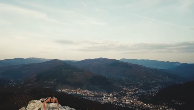 Stefan vjezbanja gradacka iznad Foce