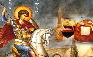 Освећење славских дарова у фочанским храмовима