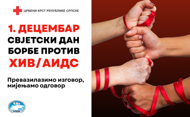 Црвени крст обиљежава дан борбе против ХИВ -а