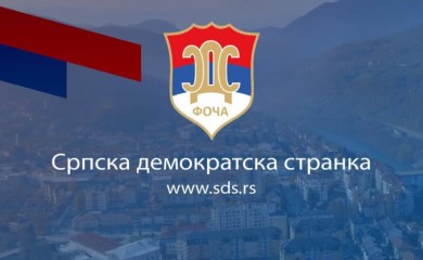 СДС Фоча сутра отвара кампању