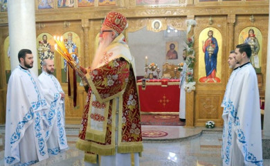 Митрополит Хризостом у понедјељак богослужи у храму на Велечеву