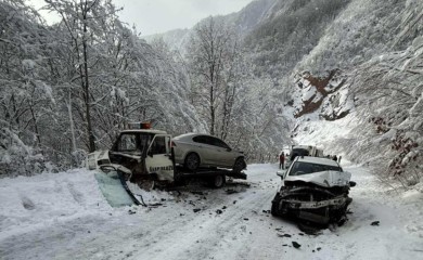 Након незгоде и увиђаја, успостављен саобраћај на путу Фоча-Сарајево