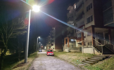 Нова јавна расвјета за улицу у Миљевини