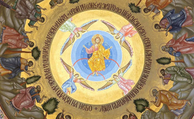 Свети Спас засијао са куполе- завршена друга фаза фрескописања Храма Светог Саве