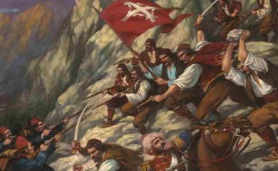 Невесињска пушка на сликарском платну у Фочи