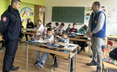 Школарци у Миљевини учили о правилима понашања у саобраћају