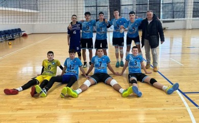 СШЦ Фоча: Мушки одбојкашки тим на завршном турниру Мале олимпијаде Српске