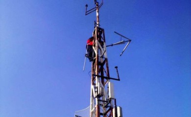 Novi antenski stub na Kmuru