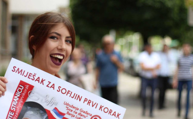 „Смијешак за Софијин први корак“: Хуманост Фочака на дјелу