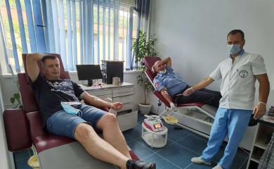 Крв даровало 20 припадника ПУ Фоча