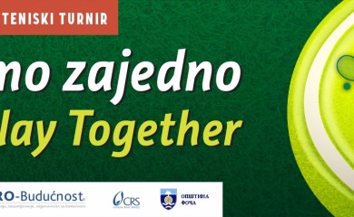 За викенд  тениски турнир "Играјмо заједно"