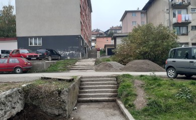 Санација степеништа у Крајишкој улици