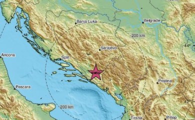 Земљотрес грешком лоциран код Фоче