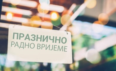 Радно вријеме за празнике у мају