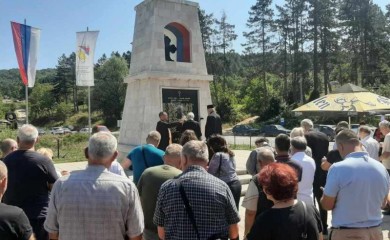 Помен-парастос за погинуле борце Миљевине, Козје Луке и Кута