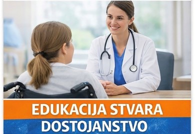 Трачак наде: Едукацијом до квалитетније здравствене услуге за особе са инвалидитетом