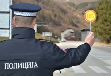Кажњено лице због вожње под дејством алкохола