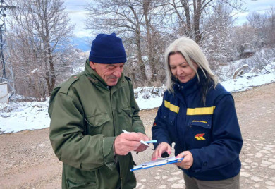 Милица Фундуп једина жена поштар у Фочи