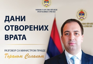 Министар правде Горан Селак у понедјељак разговара са грађанима Фоче