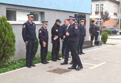 Министар Будимир упознат са радом полиције у Фочи