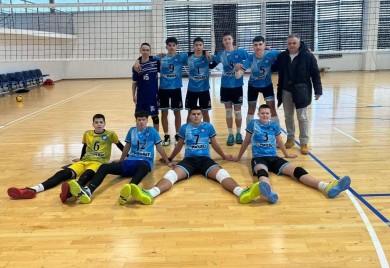 СШЦ Фоча: Мушки одбојкашки тим на завршном турниру Мале олимпијаде Српске