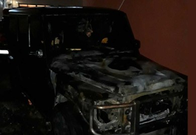 Ватрогасци угасили пожар на аутомобилу