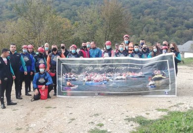 Рафтинг дружење младих из Горажда, Фоче, Пала и Трнова