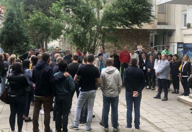 Настављени протести радника Парка, слиједи окупљање у Долини хероја