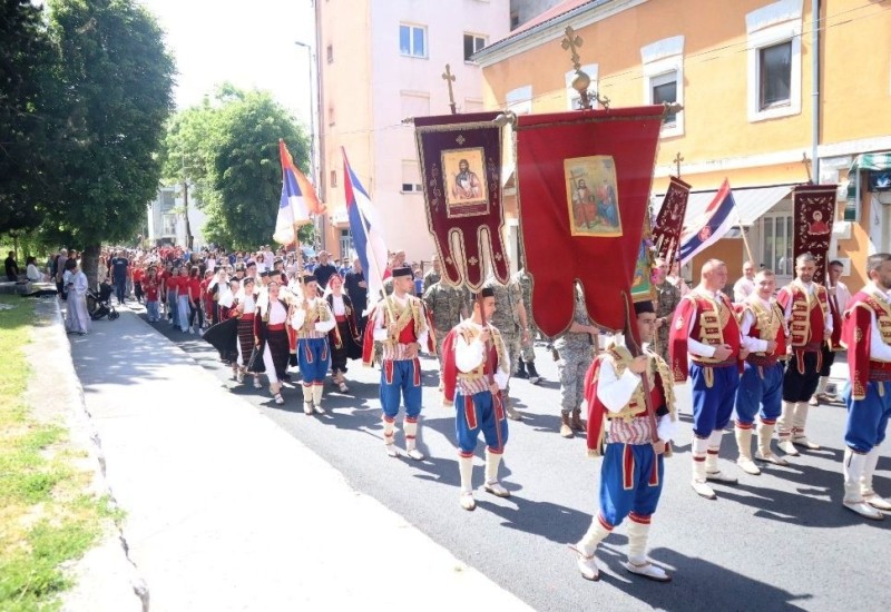 Свечано и достојанствено: Општина Гацко и Храм Свете Тројице прославили славу