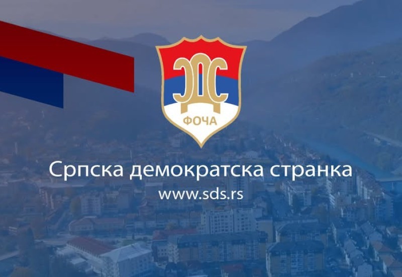СДС Фоча сутра отвара кампању
