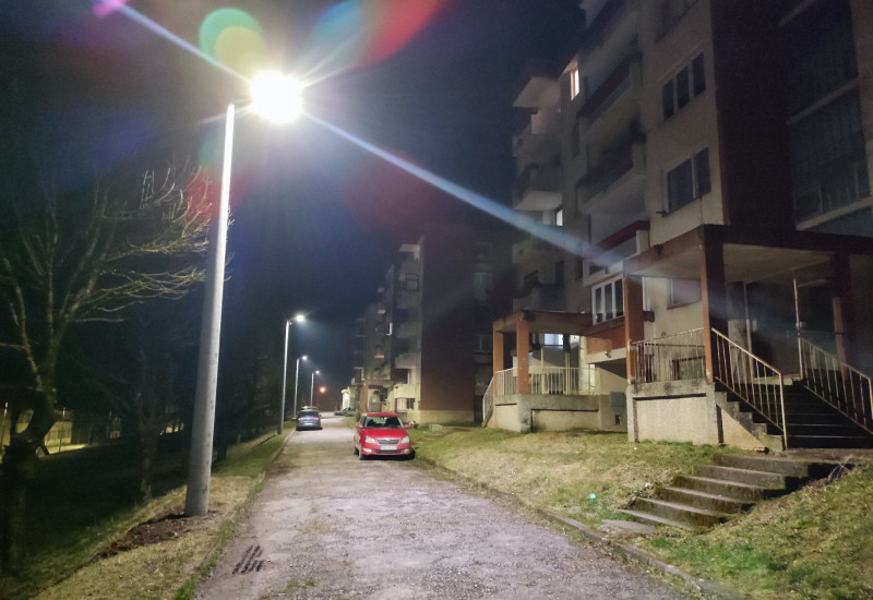 Нова јавна расвјета за улицу у Миљевини