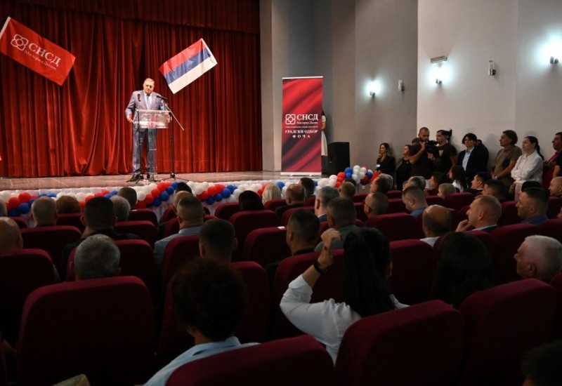 СНСД: Уз подршку грађана наставити развој Фоче и Српске