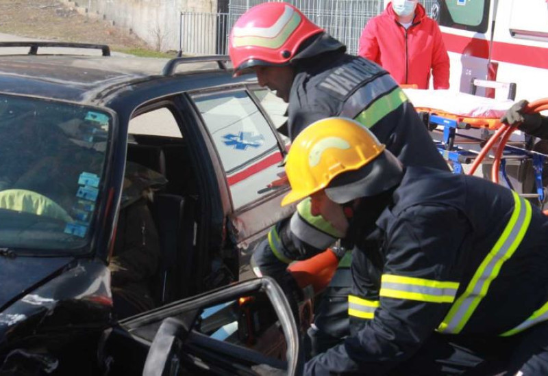 Вјежба фочанске Цивилне заштите