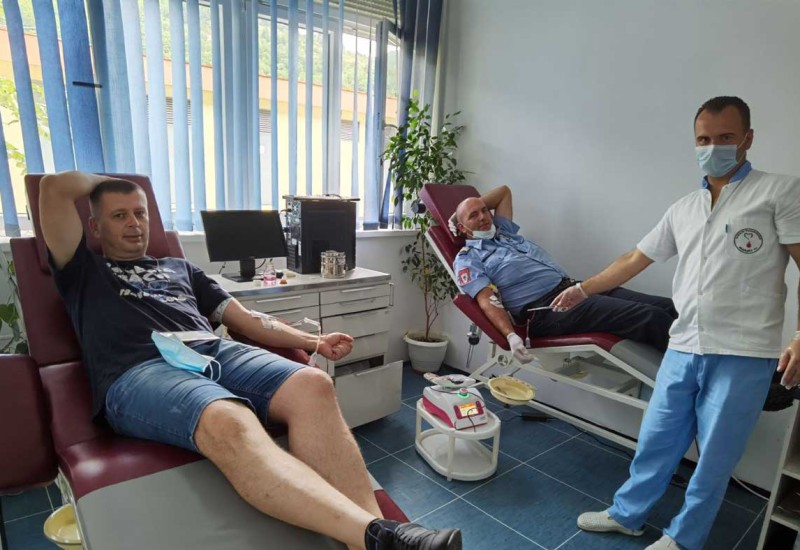 Крв даровало 20 припадника ПУ Фоча