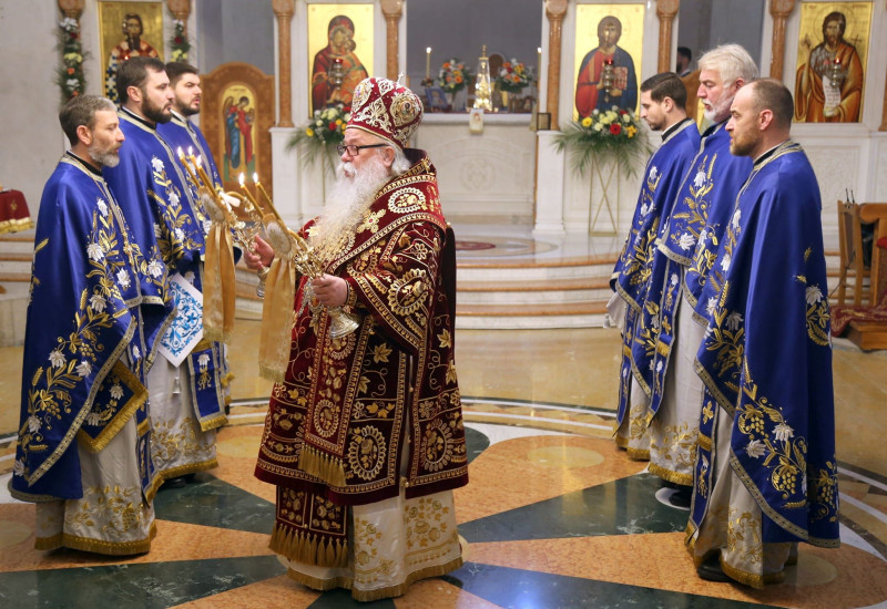 Архијерејска литургија на Покров Пресвете Богородице