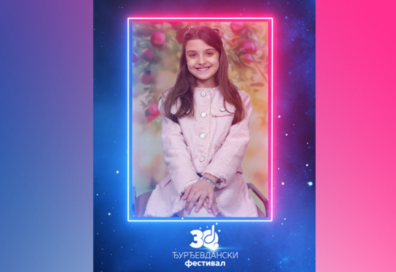 Андреа Јаковљевић учесница јубиларног Ђурђевданског фестивала