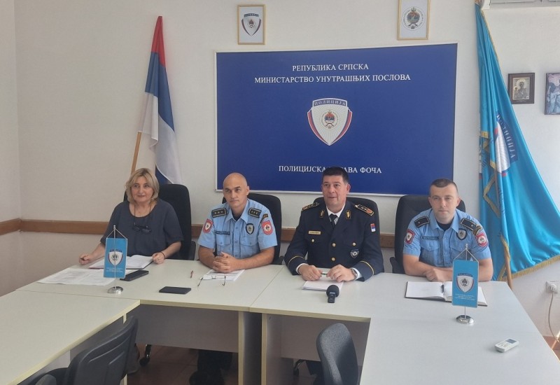 ПУ Фоча: Мање кривичних дјела и саобраћајних незгода у првом полугодишту
