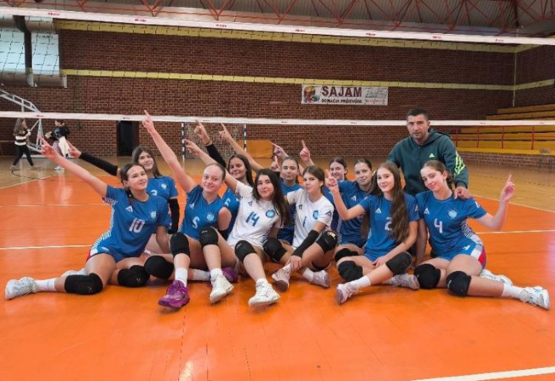 Младе одбојкашице „Маглића“ лидери Пионирске лиге
